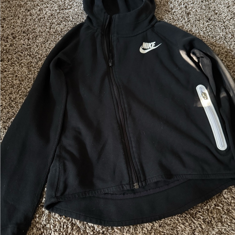 Nike Black Hoodie with Logo
